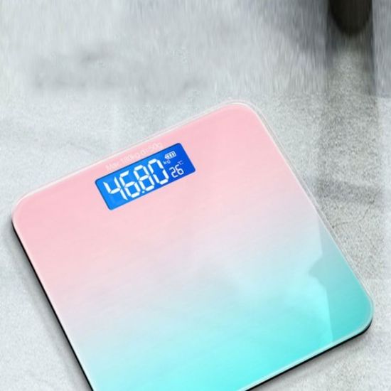 그라데이션 디지털체중계 가정용 인테리어 강화유리