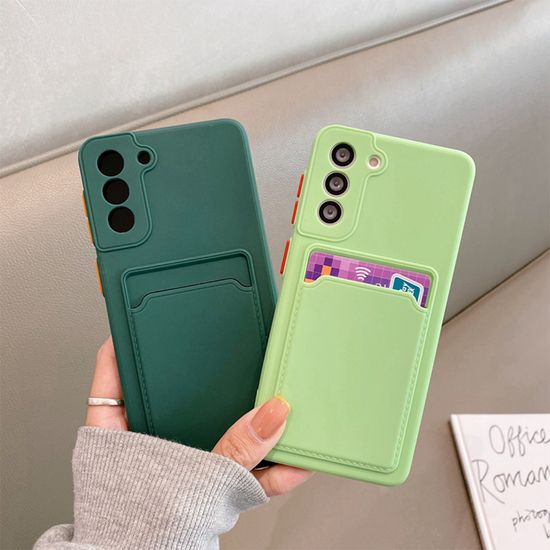 갤럭시 s25 s24 s23 단색 컬러 젤리 카드 포켓 케이스