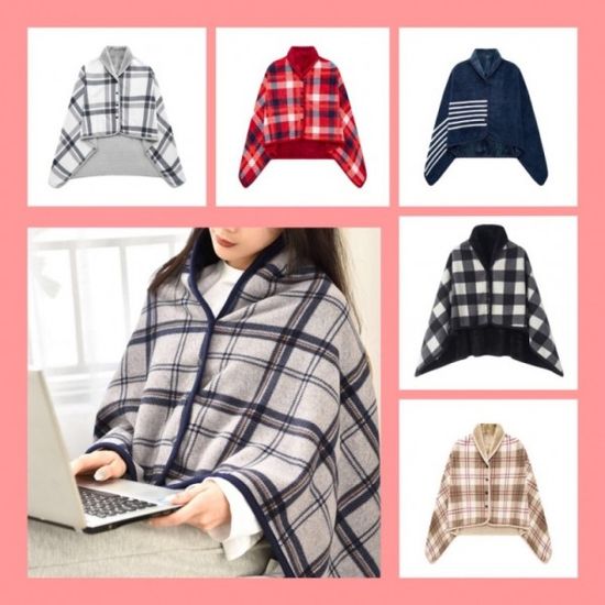 무릎담요 담요 똑딱이담요 어깨담요 캠핑담요 망토 극