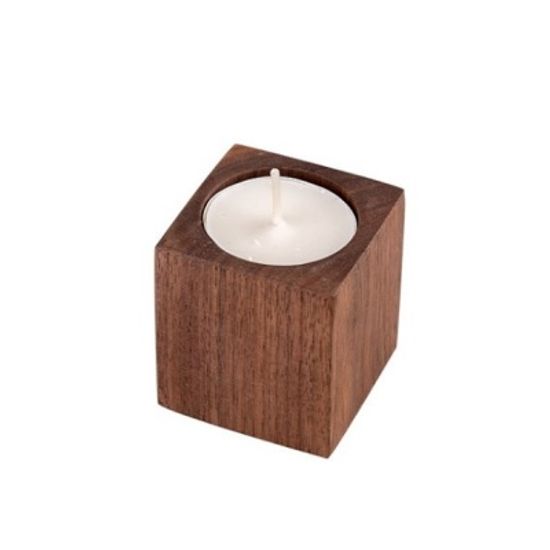 우드 티라이트 양초홀더 캔들케이스