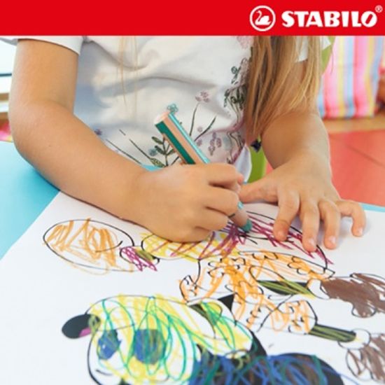 스타빌로 우디 3 in 1 색연필 6색 세트