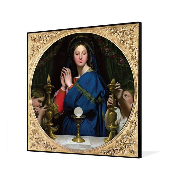 앵그르 - 성체를 경배하는 성모 (오스티의 성모)