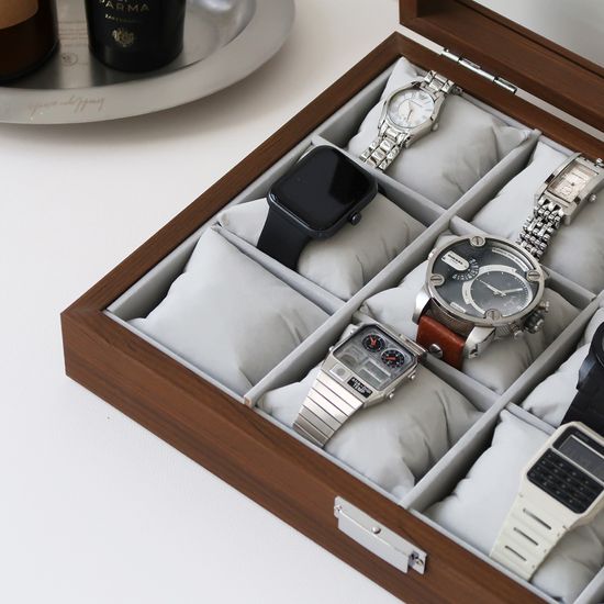 우드 시계보관함 12구 케이스 보관함