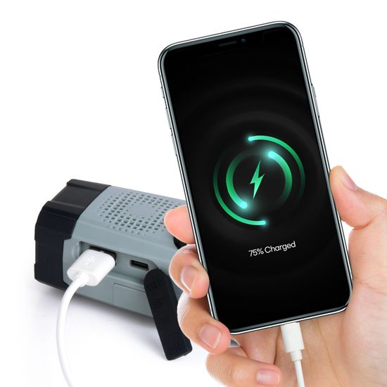 서바이복스 재난라디오 미니 재난용 크랭크라디오 