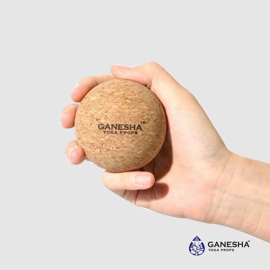 [가네샤요가프랍스] 코르크 마사지볼 싱글 스탠다드