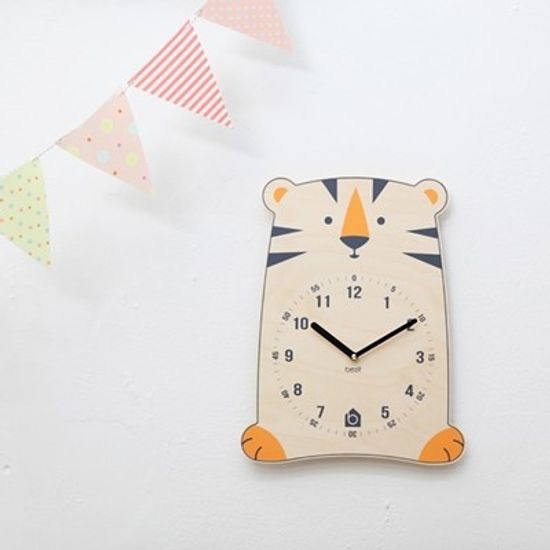 [BEZIT] BRAVE TIGER Wall Clock(무소음벽시계)