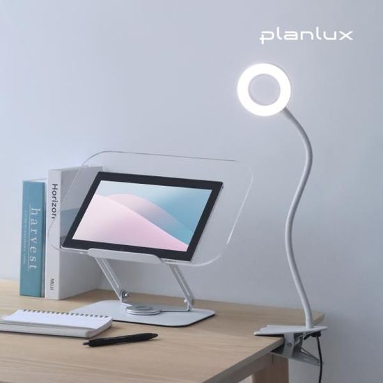 플랜룩스 링코 집게 LED 스탠드 독서등
