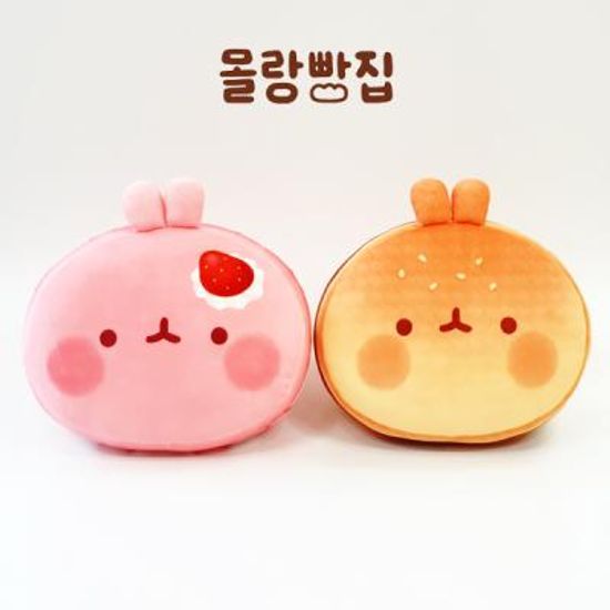 [몰랑이] 노릇노릇 몰랑빵집! 몰랑 빵 얼굴 쿠션 30cm