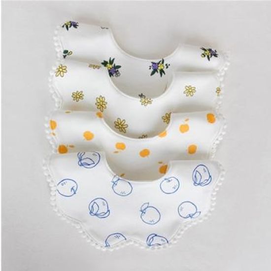 하라로이 유아동 여아 레이스테두리 턱받이 8종 모음