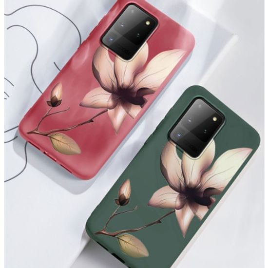 갤럭시s20 plus ultra 감성 플라워 젤리케이스 핑거링