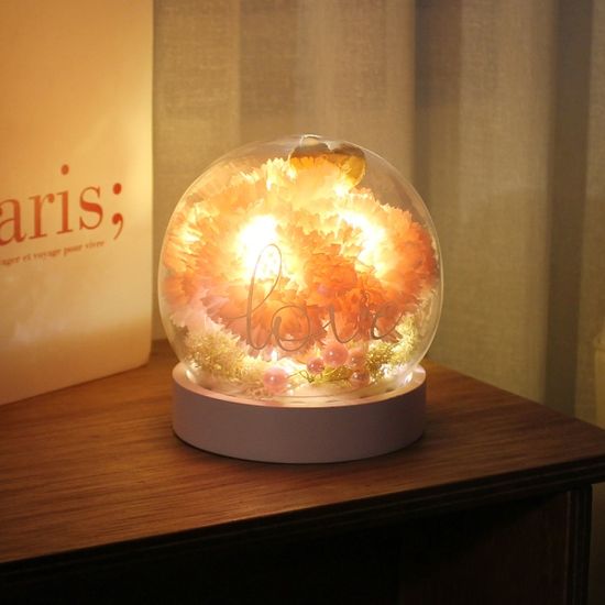 그레이스 핑크 카네이션 LED 무드등