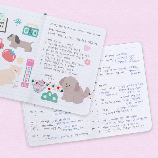 나의색 나의하루 vol.7 노트 - 유선/무선