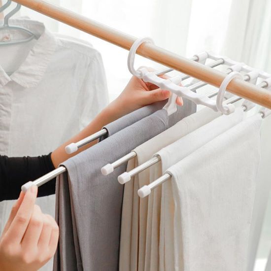 스탠다드 5단 바지 걸이 옷걸이