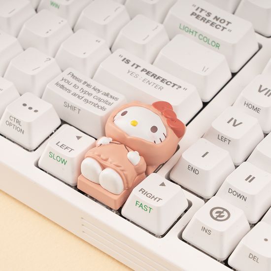 산리오 키캡 키링 헬로키티 시나모롤 포차코 키보드