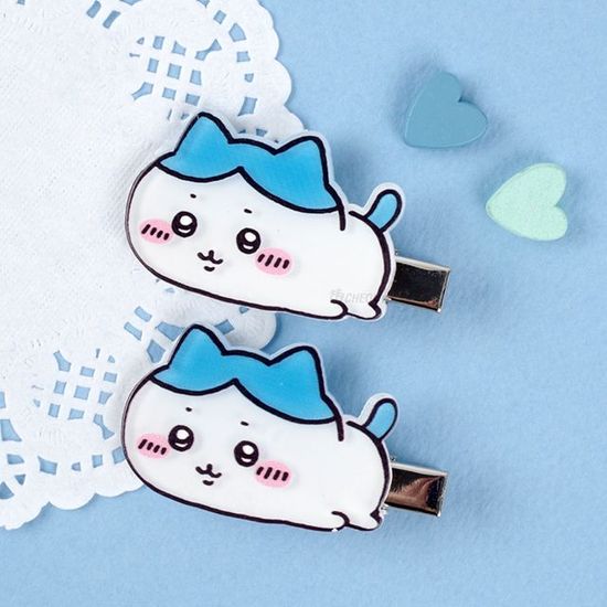 [치이카와] 하치와레 누워있는 머리핀 2P 세트