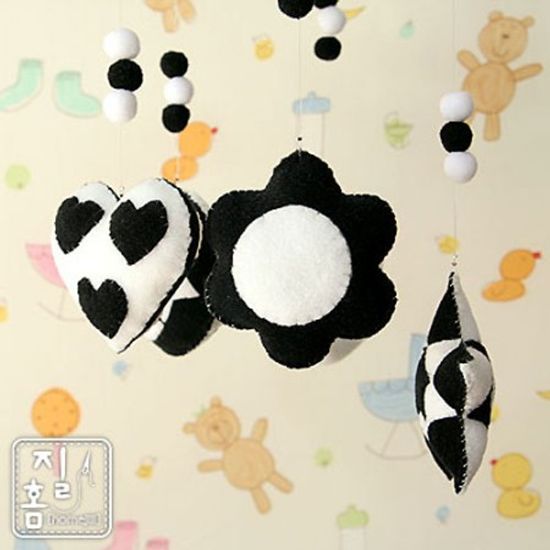 [DIY]동그라미 흑백모빌 만들기