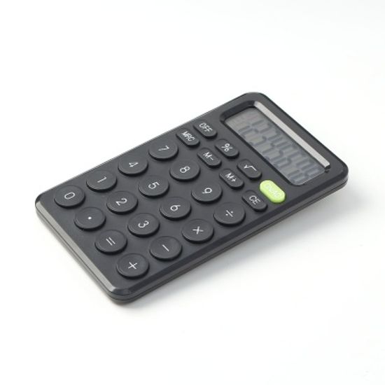 8자리 심플 전자계산기(블랙) 데스크 사무용계산기