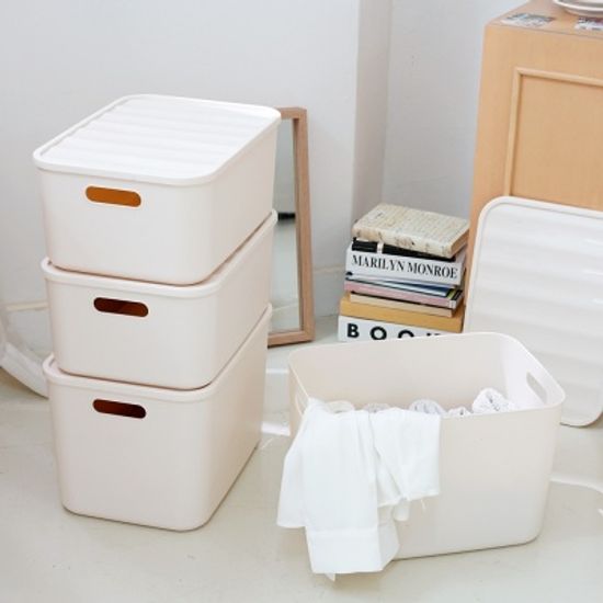 보노홈 리빙박스 팬트리 정리함 M 2개(신규컬러출시)