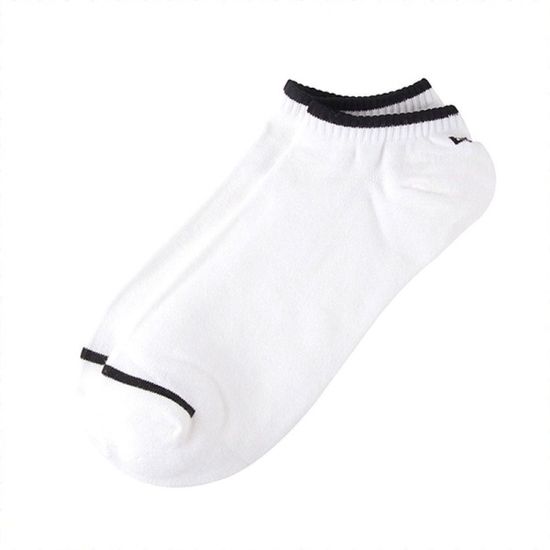 남자 원라인 포인트 짱짱한 발목 양말 기본 삭스 흰검