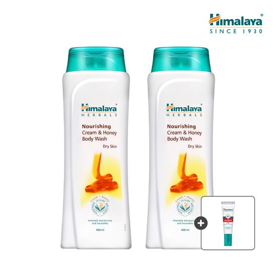 [1+1] 히말라야 크림 허니 바디워시 400ml+미니 립밤