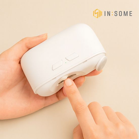 인썸 전동 손톱깎이 무선 자동 타입 충전 IND-1