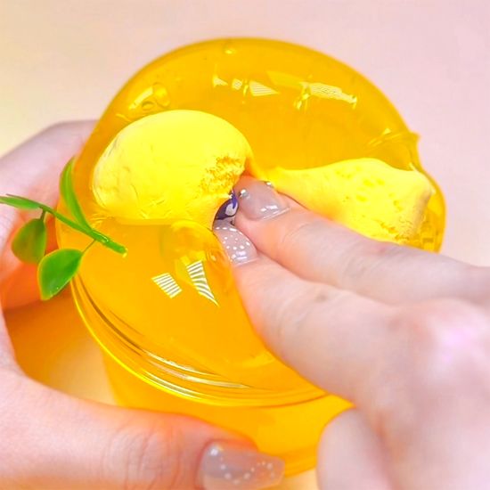 젤시스 레몬퐁당 클리어 지글리 점토슬라임