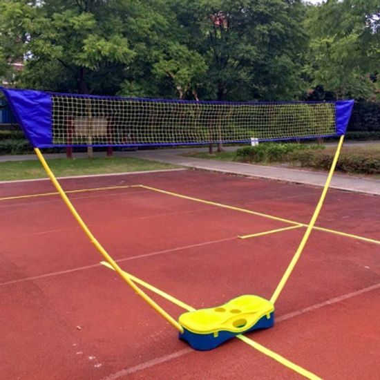 이동식 배드민턴 네트 라켓 공 세트(2color)