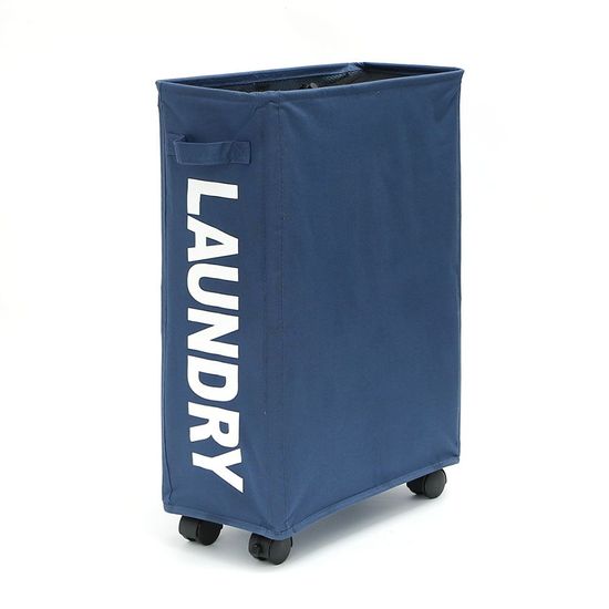 홈앤 이동식 틈새 빨래 바구니 세탁(WC44552)