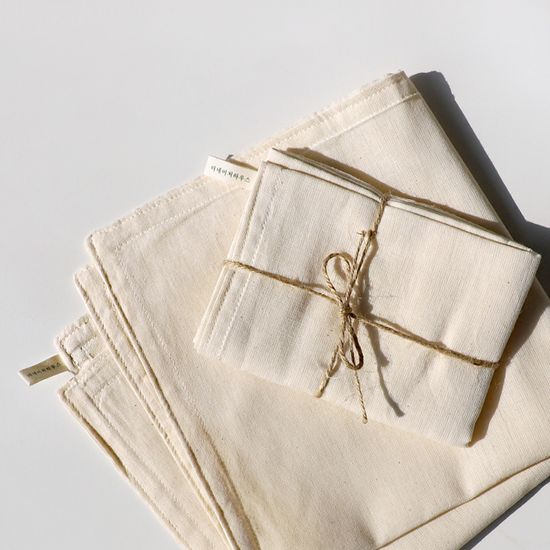 룬 2겹 국산 강화 소창 행주 키친크로스 2size 택1