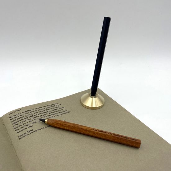 [LOG] 원목무한 연필 황동에디션 (브라운/블랙 택)