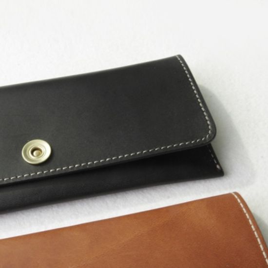 LOG Leather Pen case 천연가죽 필통 (오일풀업가죽)