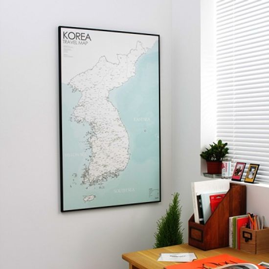 색칠하는 컬러링 대한민국 우리나라지도