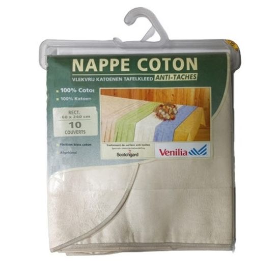 베닐리아 얼룩방지 면 식탁보(NAPPE COTON)1개