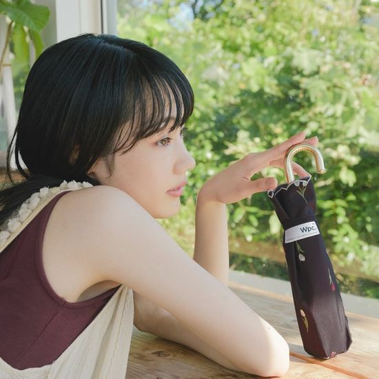 wpc양산 쁘띠튤립 UV차단 암막 3단양산 801-12139-102