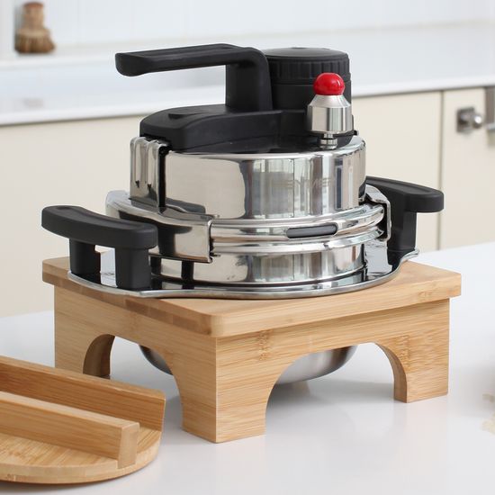 [헤이메르] 스텐 304 통3중 누룽지 압력솥_풀세트