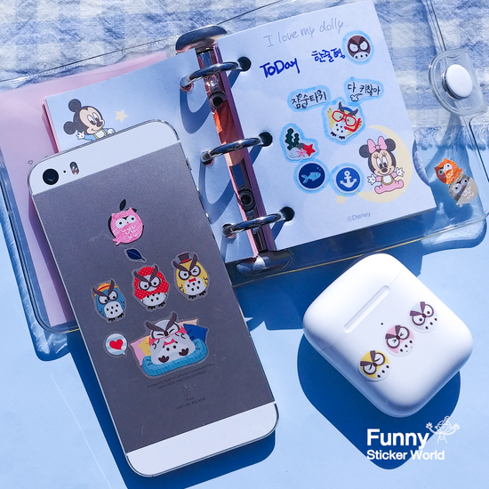 퍼니스티커 C570 안녕 이부 PVC 스티커