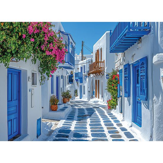 산토리니의 골목길 미니 직소퍼즐 1000피스 해외풍경