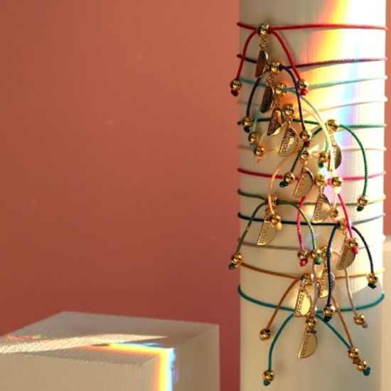 [선물포장] 플레인 탄생석 실팔찌