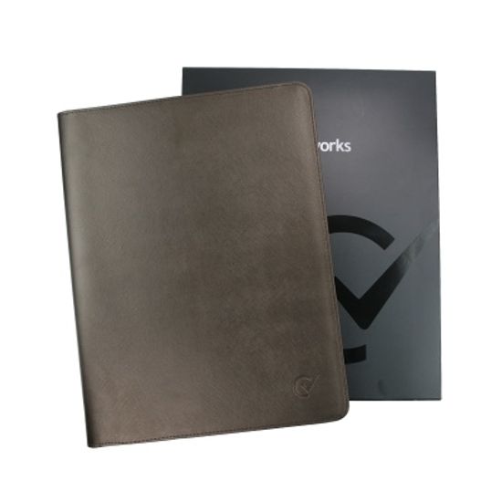 웍스 A4 패드커버 그라베 브라운-라지 OPA-1351