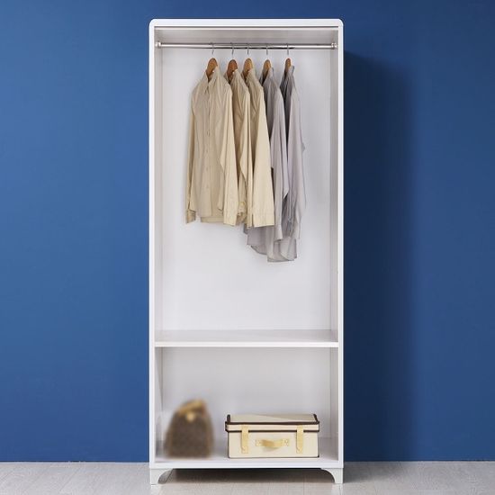 쥬니 간이 서랍 원룸 싱글 학생 오픈형 옷장 (착불)