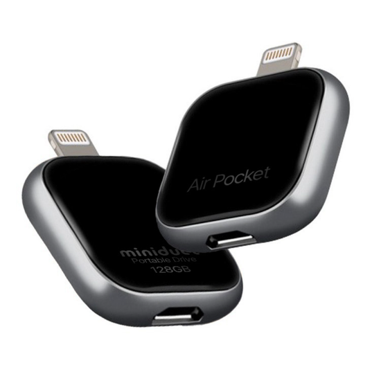 [미니덕트] 에어포켓 8핀 라이트닝 외장하드 메모리 
