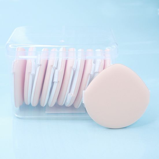 [이지미] 클린 물방울 쿠션퍼프 10개입 (케이스포함)