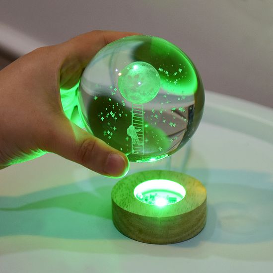 노바리빙 크리스탈 유리구슬 무드등 3D