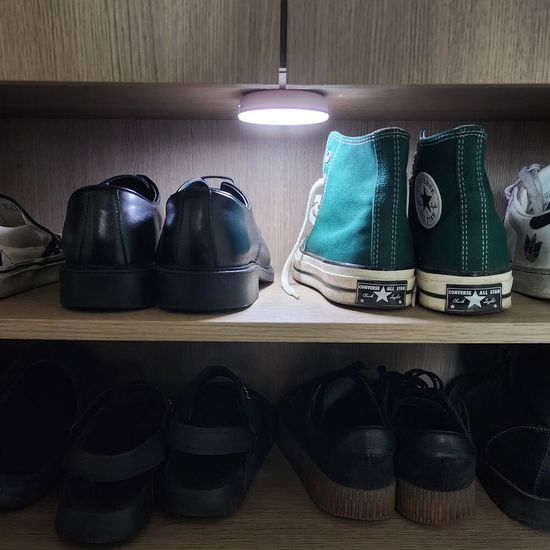 노바리빙 LED 무선 원형 센서등 현관 베란다 계단 