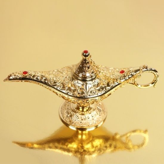 알라딘 지니 요술램프 황금 골드 엔틱 인테리어 소품