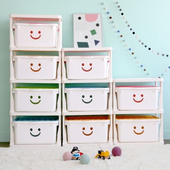 화이트 해피 프레임 패키지 3단 +애니멀 스티커 증정