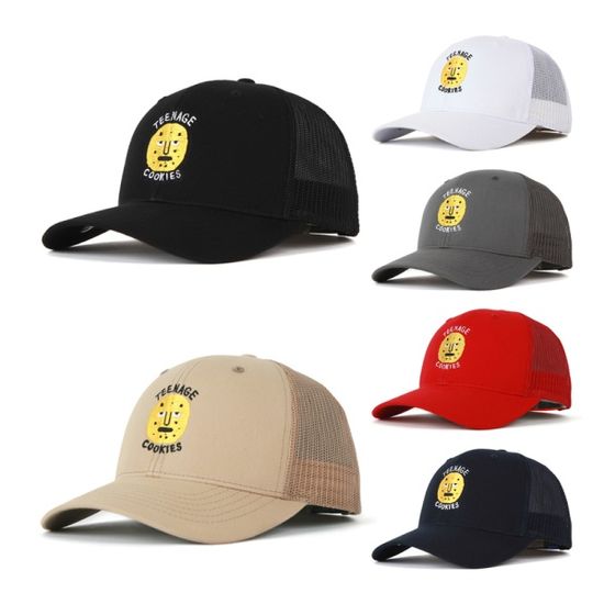 [디꾸보]쿠키 카툰 메쉬캡 모자 AL238