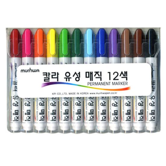 모든순간 칼라유성매직12색세트(WC216CB)