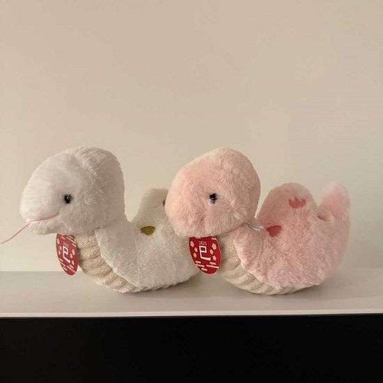 2025 뱀띠의해 부드러운 뱀 애착 인형 귀여운 선물