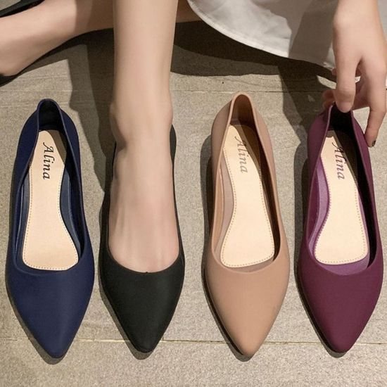 여성 봄신상 플랫슈즈 젤리슈즈 DSAL609(WFFTO1W)